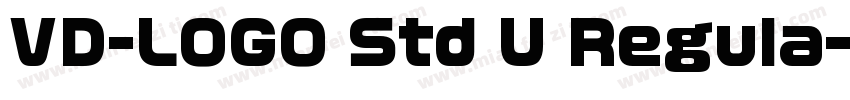 VD-LOGO Std U Regula字体转换